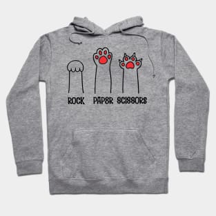 Rock Paper Scissors-Red Hoodie